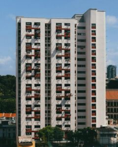 A Singapore HDB block of the age HIP is carried out on
