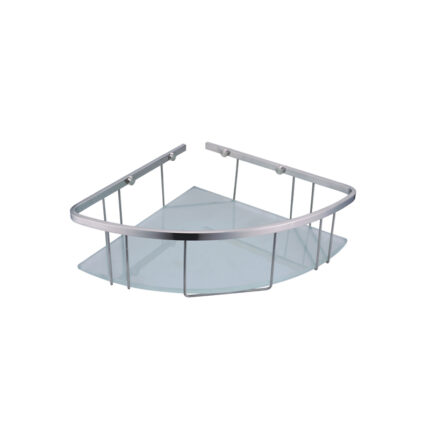 NTL-B11805 Glass Corner Bathroom Basket