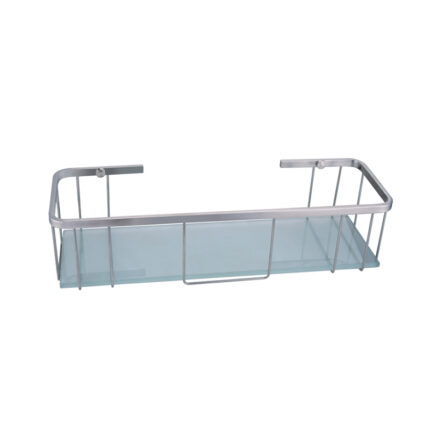 NTL-B11814 Glass Rectangle Bathroom Basket