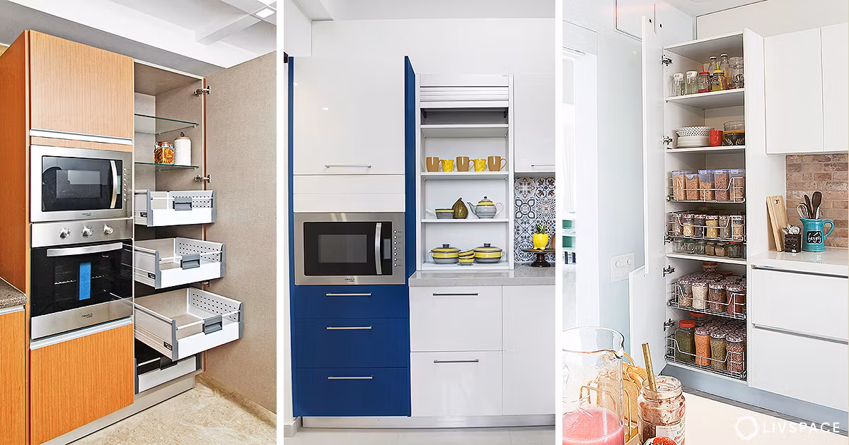 Tall kitchen cabinet unit