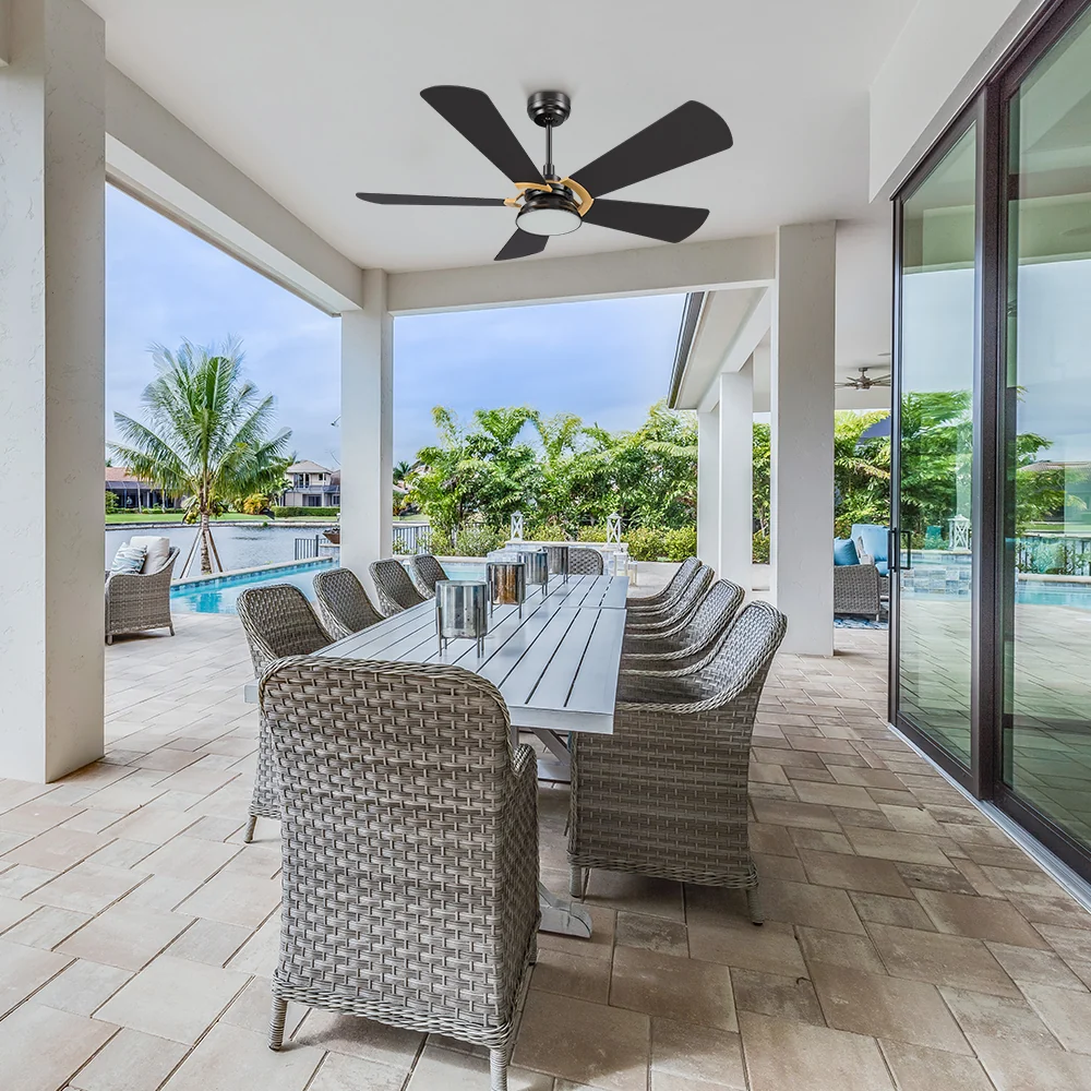 Ceiling fan with an integrated light